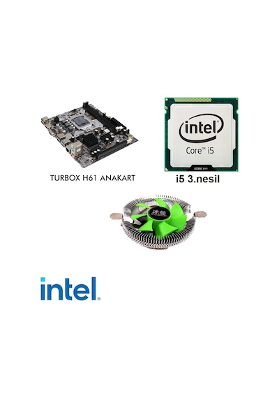 I5 3.Nesil İşlemci/H61 Anakart/Cpu Fan