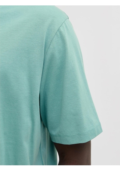 Jack & Jones Graphic Erkek Mavi Tişört 12268415-mın Mavi