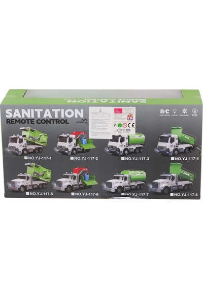 Yj-117-1 Kumandalı Şajzlı Çöp Kamyonu