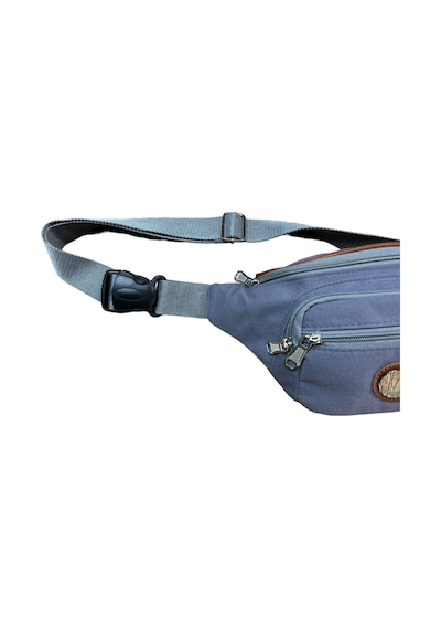 Monte Lui Unisex Kanvas Kumaş Bel Ve Çapraz Çanta Füme