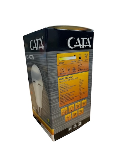 Ct-4229 9w/6400k Şarjlı Led Ampul Cata Diğer