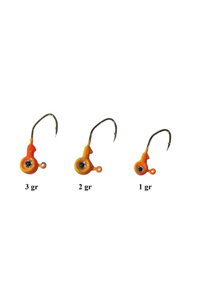 Jighead, Zoka , Kanca ( 3, 2, 1 gram 5 adet ) 1 Gr