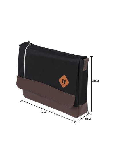 Strong Bag Strong 15.6 Inch Laptop Bölmeli Omuz Askılı Postacı Çantası Kft04 Siyah