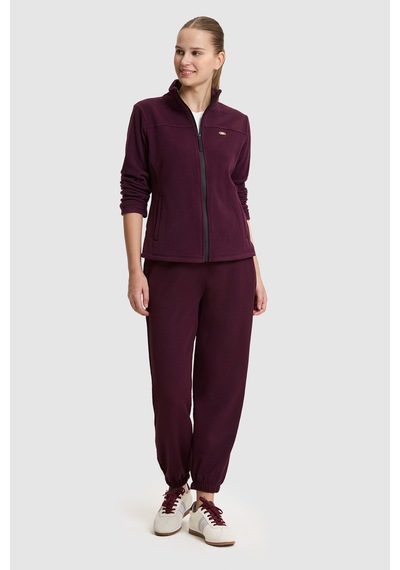 U.S. Polo Assn. Kadın Bordo Örme Hırka 50329022-vr180 Dark Plum