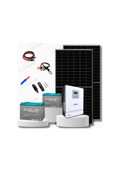 Yapısolar 3 Kw Mppt Monokristal Solar Güneş Enerjisi Bağ Evi Paketi