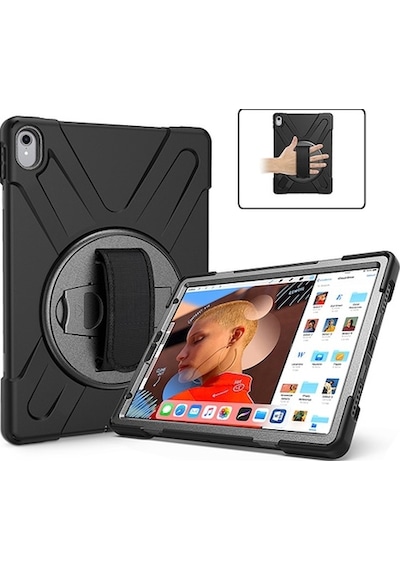 Apple Uyumlu iPad Pro 11 Inch (2021-2020-2018),3 Katmanlı Standlı Zırh Kılıf (336227011)