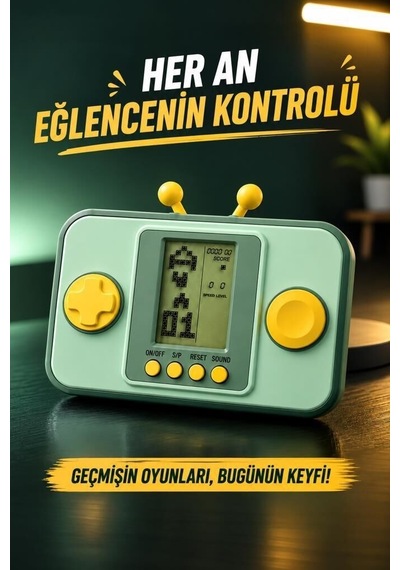 Premium Arkadaş Taşınabilir Zaman Gc-010 Yeşil El Atarisi Tetris Gameboy