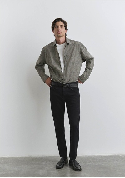 Mavi Erkek Mılan Washed Black Classic Comfort 0081090642 Classıc