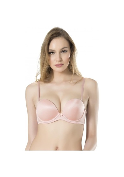 Fabony Bayan Basic Duble Dolgulu Destekli Straplez Sütyen 3040 001