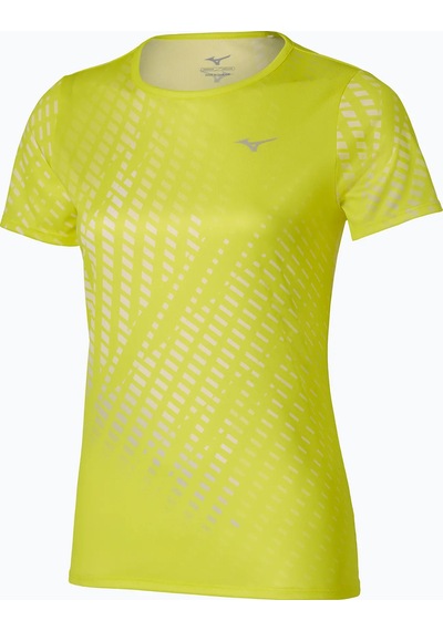 Mizuno Graphic Kadın Tişört Sarı Çok Renkli