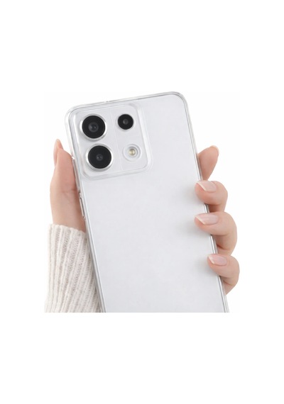 Redmi Note 13 Pro 5g Uyumlu Kılıf Şeffaf Kamera Korumalı 3d