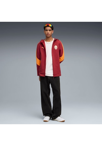 Puma Galatasaray Evostrıpe Erkek Kapüşonlu Ceket 782902 01 Kırmızı