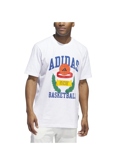 Adidas Varsity Crest T Erkek T-shirt-beyaz