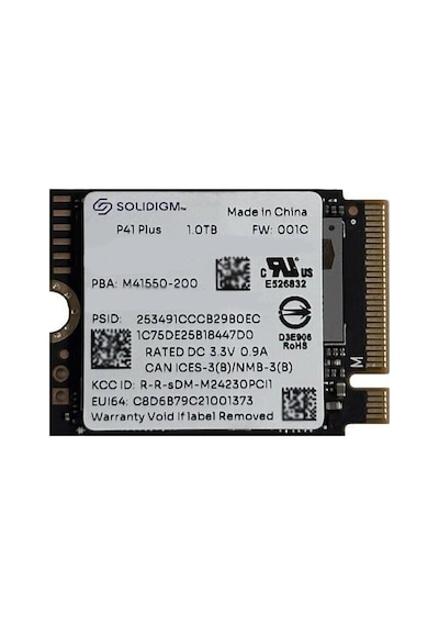 Solidigm P41PL 512 GB 2230 M.2 Nvme SSD Hard Disk