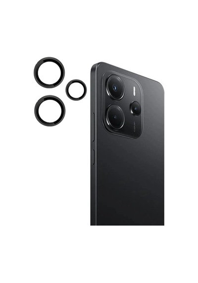 Xiaomi Redmi Note 14 4g Pvd Metal Kamera Lens - Siyah Diğer