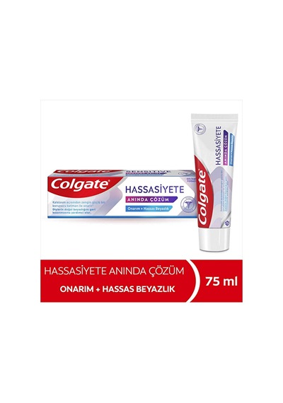 3 Adet Colgate Hassasiyete Anında Çözüm Onarım Ve Hassas Beyazlık Diş Macunu 75 Ml