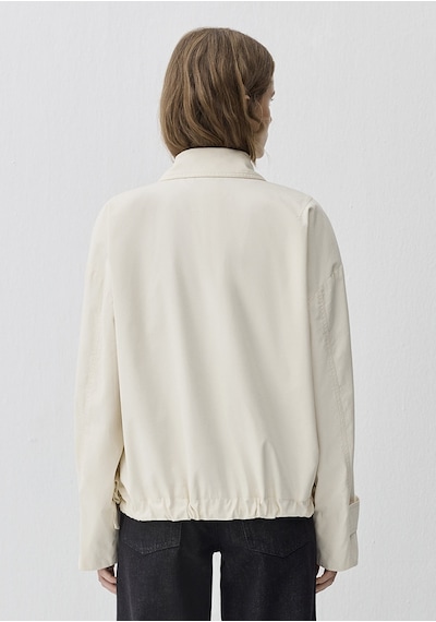 Mavi - Fermuarlı Ekru Ceket 1110830-70065