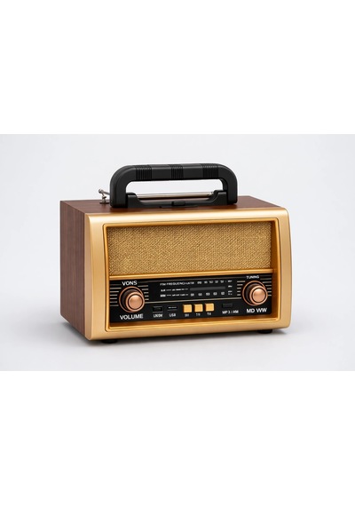 Nostaljikbluetooth Radyo Fm Radyo Usb Şarjlı Hoparlör 86991502