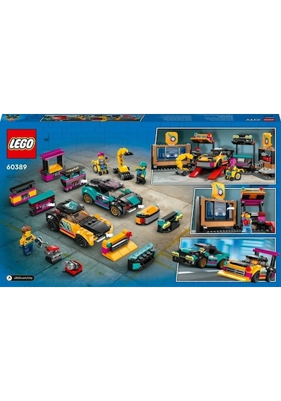 LEGO® City 60389 Araç Modifiye Atölyesi 507 Parça