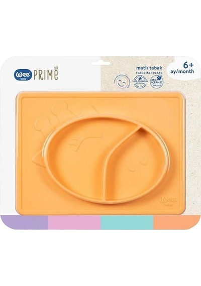 Wee Baby Prime Matlı Tabak Kod:925 - Turuncu Turuncu