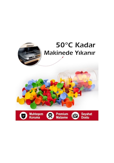 Vantuzlu Vakum Molekül 25 Parça Eğitici Oyuncak
