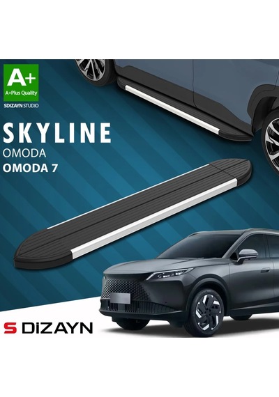 S-dizayn Omoda Omoda7 Skyline Aluminyum Yan Basamak 183 Cm 2025 Üzeri A+ Kalite