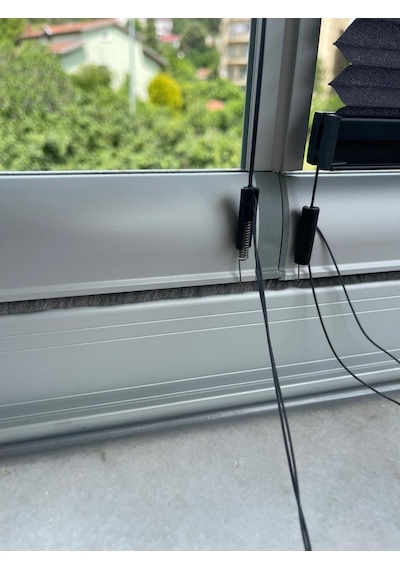 Plise Perde Cam Balkon Akordiyon Perde Yaylı Kancalı Sistem Çok Renkli