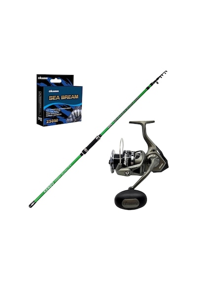 Okuma Acuador 8000 - Kendo Spider Boat 180cm Teleskopik Olta Seti