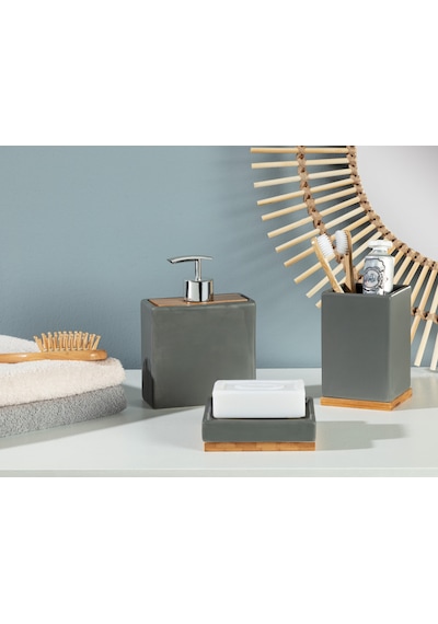 Madame Coco Moderne 3-lü Banyo Seti 1kbnyo015514,4x5,7x15,9cm-antrasit