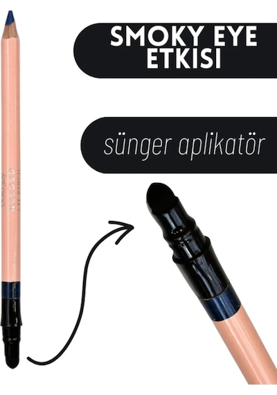 Dora Joy Smoky Sünger Aplikatörlü Göz Kalemi 04 Lacivert