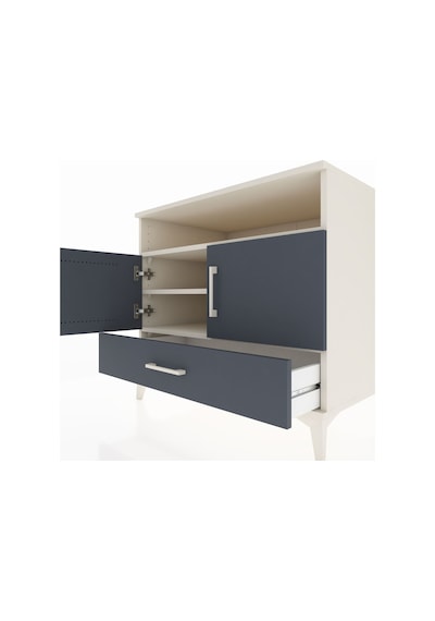 Kronos Şifonyer 3 Raflı Tek Çekmeceli 2 Kapaklı 88x59x80 Aytaşı-antrasit Aytası Kronos Şifonyer 3 Raflı Tek Çekmeceli 2 Kapaklı 88x59x80 Aytaşı-antrasit Aytası