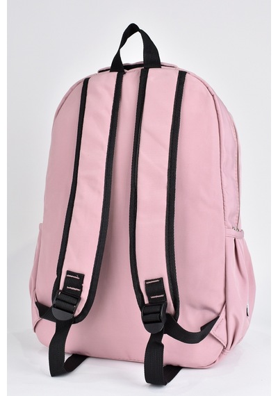 Elatae Unisex Çok Gözlü Günlük Seyahat Okul Sırt Çantası Pembe 51497