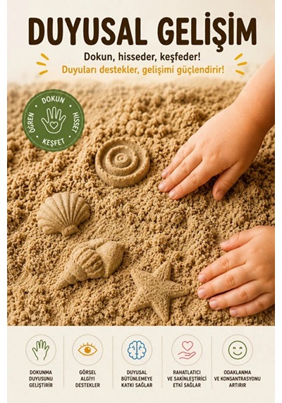 25kg Doğal Yıkanmış Elenmiş Kurutulmuş Oyun Kumu, Plaj Kumu, Kum Havuzu Kumu Bej