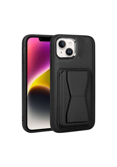 Nihcase Apple Uyumlu iPhone 13 Kılıf Memo Kartlıklı Standlı Pu Deri Kapak