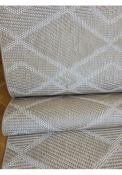 Elvey Home Lara Bej Krem Sisal İskandinav Extra Yumuşak Özel Kesim Kolay Temizlenen Salon Koridor Mutfak Halısı 05-bej/krem