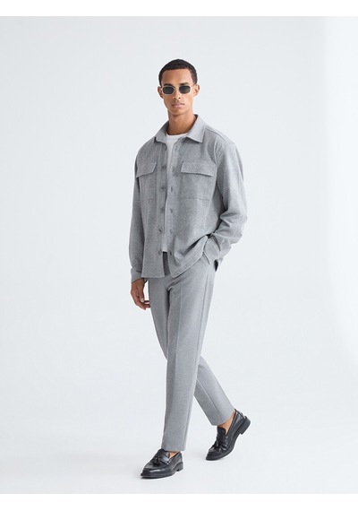 Lcw Vision Gri Regular Fit Uzun Kollu Ekose Erkek Gömlek Ceket Lcw Vision Gri Regular Fit Uzun Kollu Ekose Erkek Gömlek Ceket