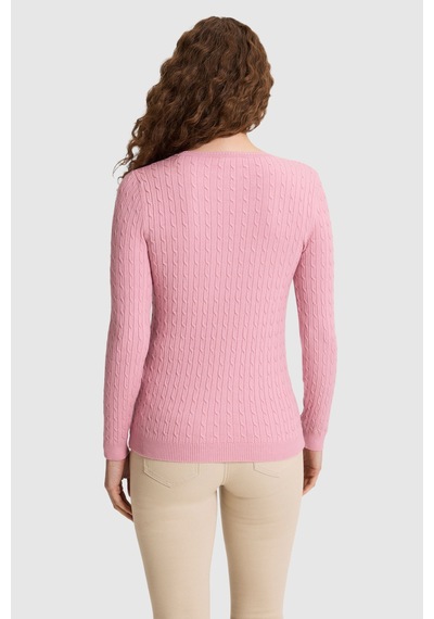 U.S. Polo Assn. Kadın Pembe Basic Kazak 50331602 Vr246 Seker Pembe
