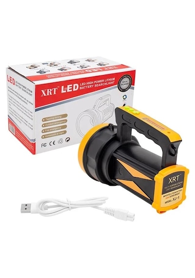 Powermaster Xj-1 20w Şarj Edilebilir Led El Feneri Ve Projektör