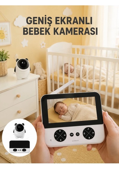 720p Hd Gece Görüşlü Kablosuz Bebek Kamerası İki Yönlü Sesli Yeni Nesil Belirtilmemiş