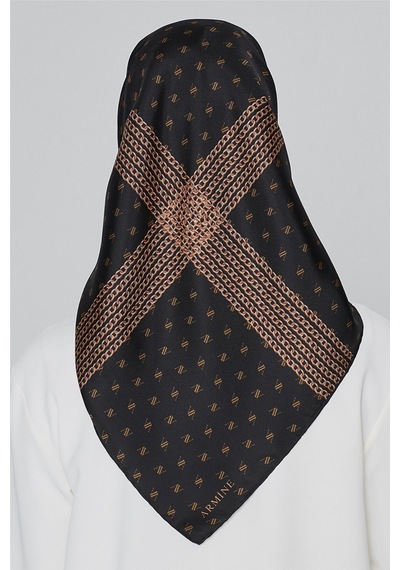Armine Özel Nostalji Serisi Twill İpek Eşarp Modelleri 8113D-06