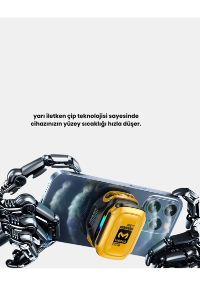 Tec Teknolojili Telefon Soğutucu Yüksek Verimli Ve Oyun Konsantrasyonlı Najmaddin