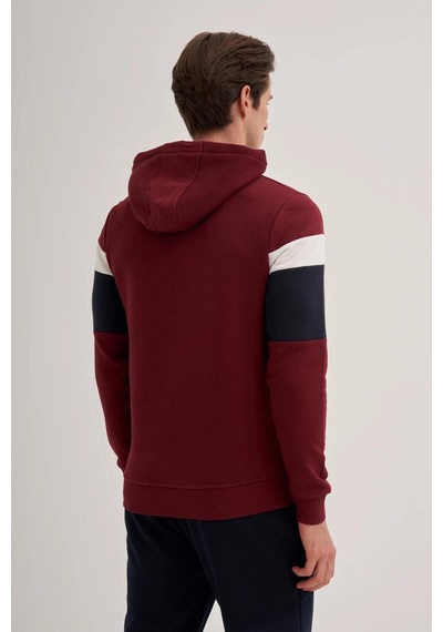 Cazador 5168 Erkek 3 İplik Sweatshirt Bordo