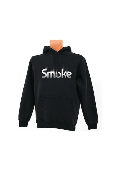 Smoke Baskılı Sweatshirt Sarı