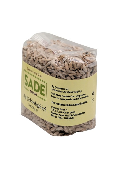 Sade Kabak Ve Ayçekirdeği İçi Paket 250 Gr 2250 G