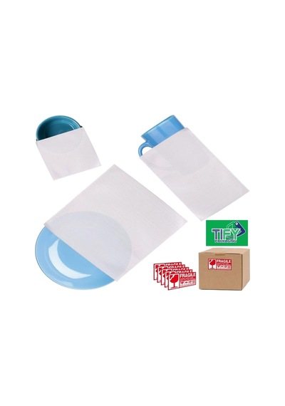 Tify Hava Kabarcıklı Köpük Kırılma Riski Olan Ürünleri Koruma Ve Taşınma Malzeme Torbası 30cmx30cm 10'lu