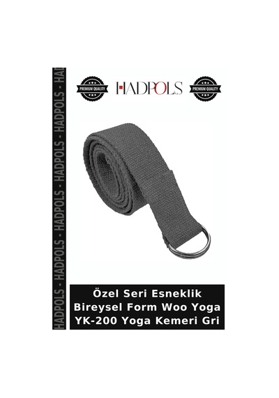 Özel Seri Esneklik Bireysel Form Woo Yoga Yk-200 Yoga Kemeri Gri