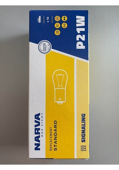12v 93 P21w Stop Sinyal Ampulü Tek Duy 10 Adet 17635