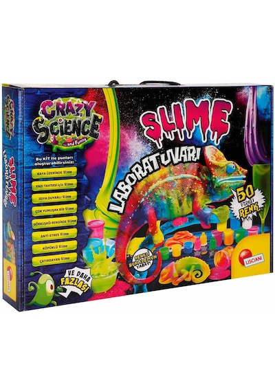 Crazy Science Lisciani Renkli Slime Laboratuvarı Çok Renkli