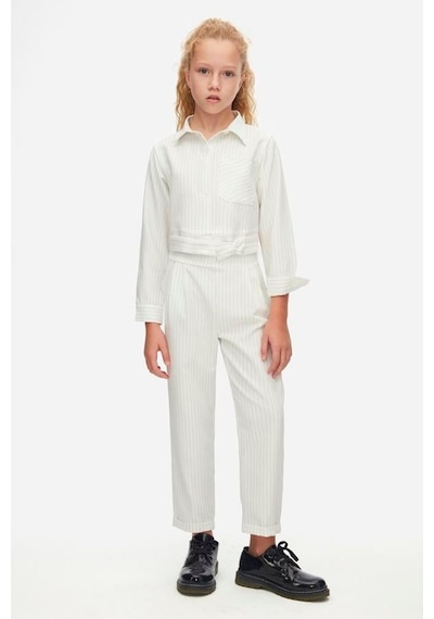 Nk Kids Kız Çocuk Madison Pantolon 58306 Ekru-gri Ekru - Gri