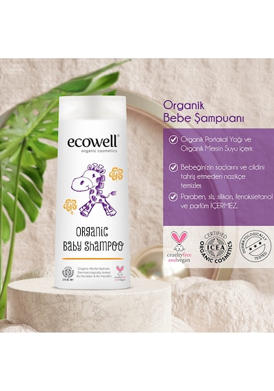 Organik Bebe Şampuanı 300 Ml 4 Adet